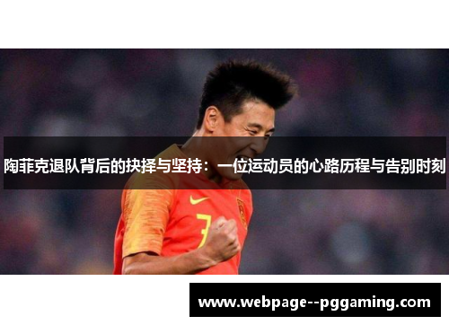 陶菲克退队背后的抉择与坚持:一位运动员的心路历程与告别时刻 陶菲克退队背后的抉择与坚持:一位运动员的心路历程与告别时刻